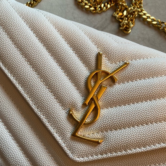 White/Gold Designer Bag - Picture 2 of 11